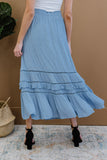 Doe & Rae First Sight Tiered Maxi Skirt