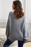 Drop Shoulder Round Neck Sweater