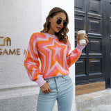 Star Dropped Shoulder Sweater