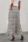 Floral Asymmetrical Maxi Skirt