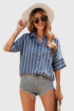 Pocketed Striped Shirt