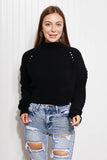 HYFVE Chilly Morning Cropped Turtleneck Sweater