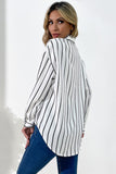 Vertical Stripes Button Down Shirt