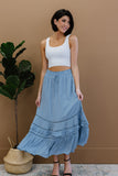 Doe & Rae First Sight Tiered Maxi Skirt